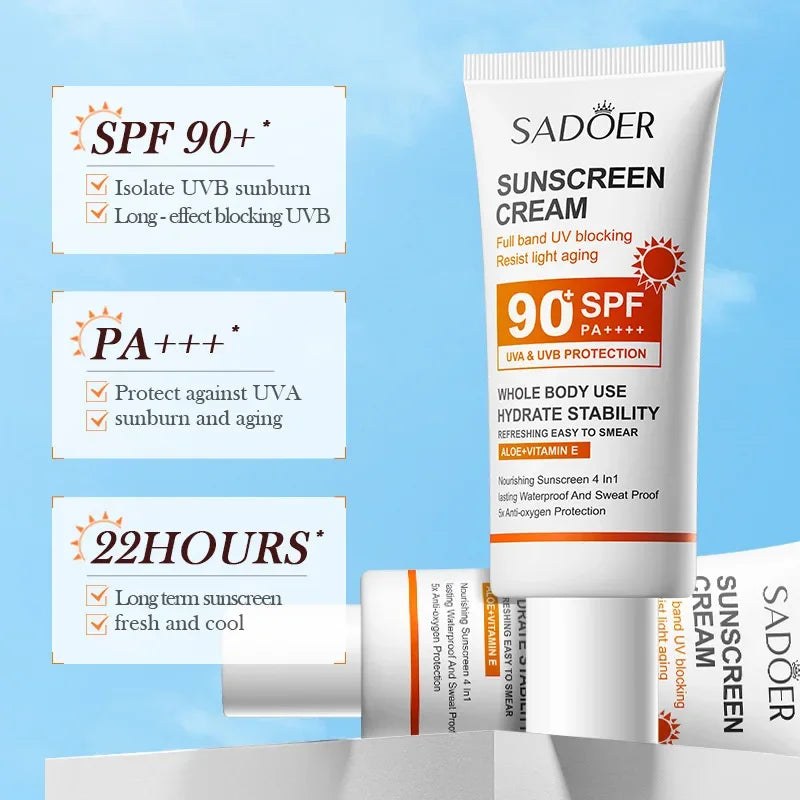 SPF 90+ Face & Body Sunscreen